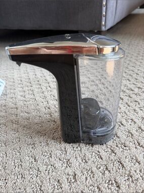 simplehuman Black Soap/Trash Can Accessory with Gloss Finish